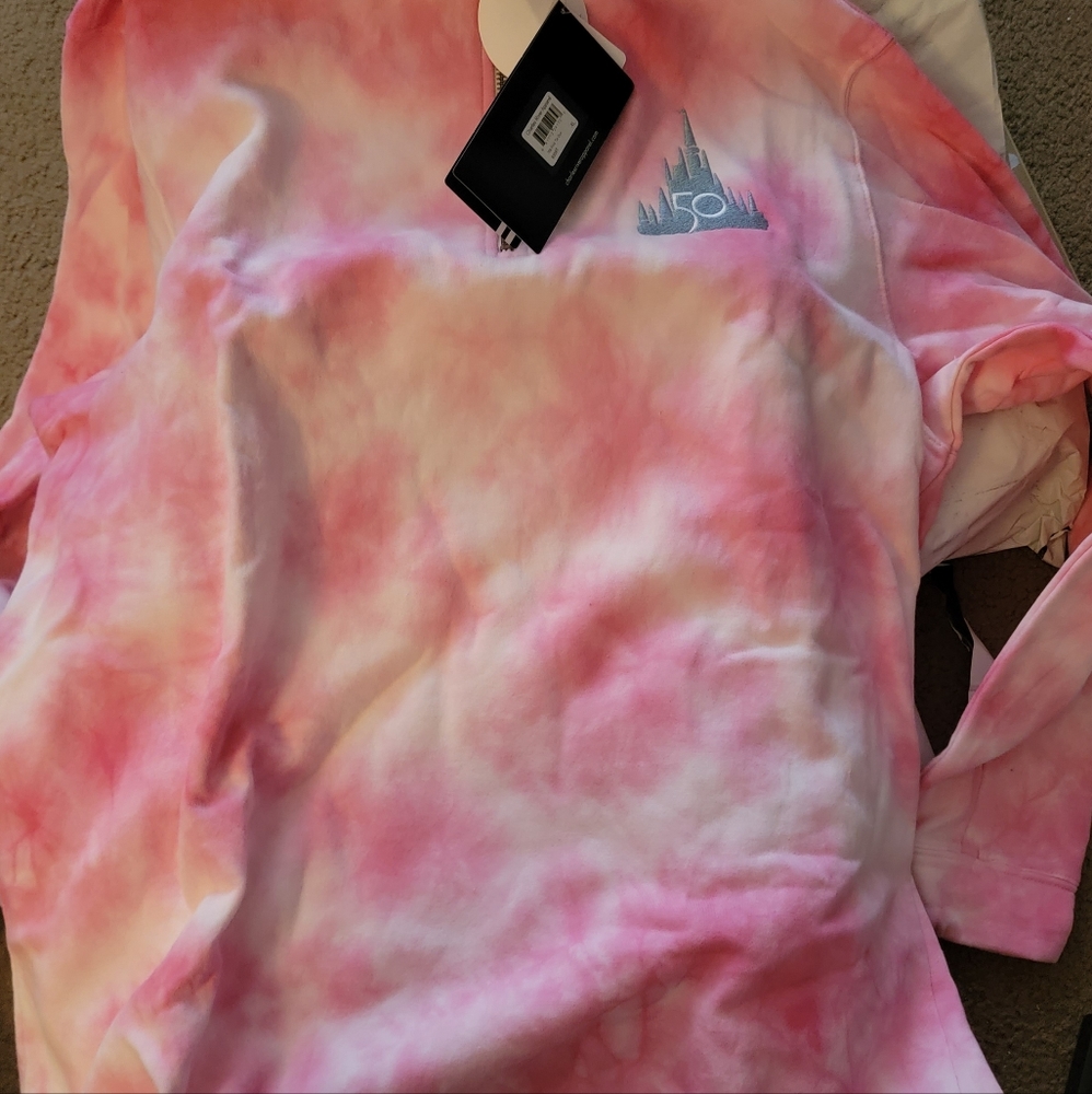 Disneyworld 50th anniversary 3/4 zip sweatshirt.